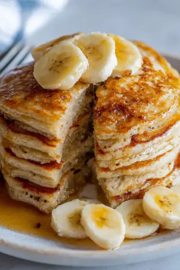 Fluffy Banana Pancakes
