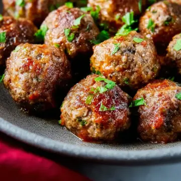 Italian Baked Meatballs