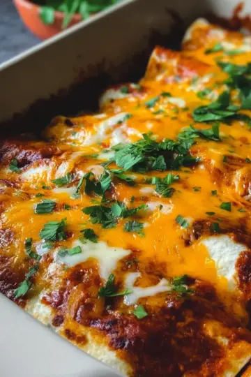 The Best Ground Beef Enchiladas