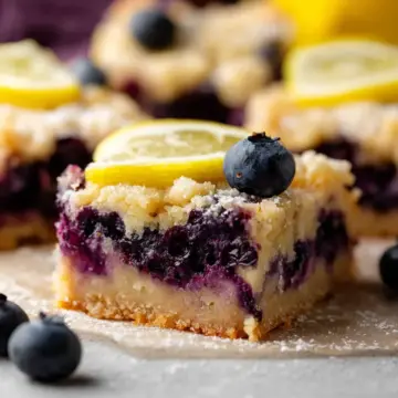 Blueberry Lemon Pie Bars