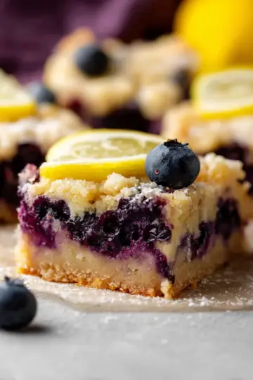 Blueberry Lemon Pie Bars