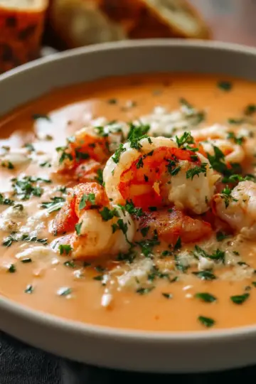Crab and Shrimp Seafood Bisque