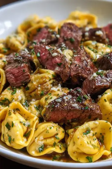 Creamy One-Pan Steak Bite Tortellini: Weeknight Magic