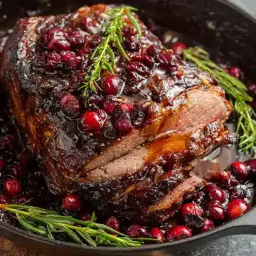 Cranberry Balsamic Roast Beef