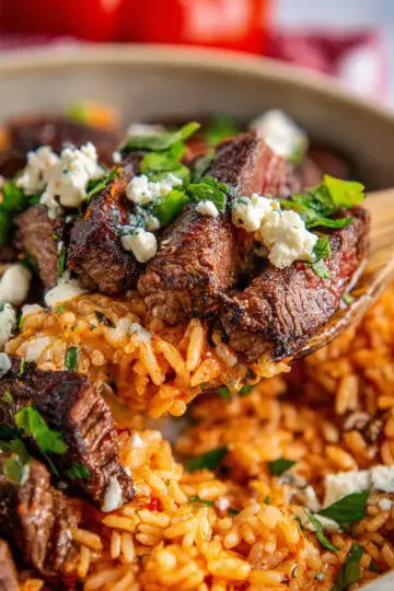 Steak & Queso Rice
