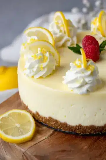 Easy Lemon Cheesecake (No Bake)