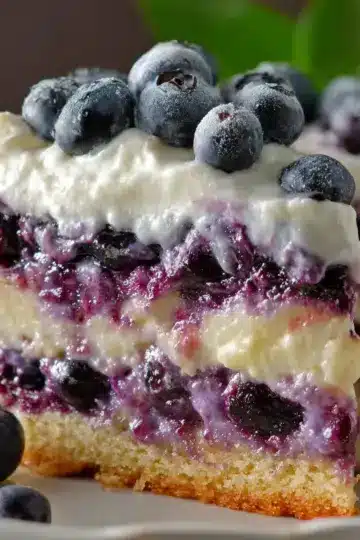 Nova Scotia Blueberry Cream Cake