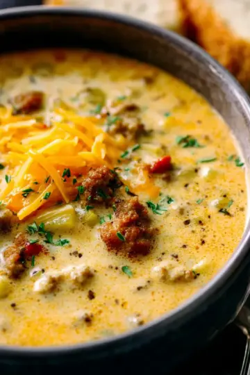 Cheeseburger Soup