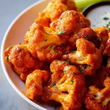 Air Fryer Buffalo Cauliflower