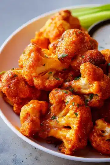 Air Fryer Buffalo Cauliflower