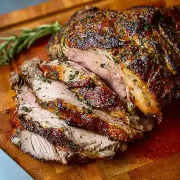 Slow-Roasted Boneless Leg of Lamb