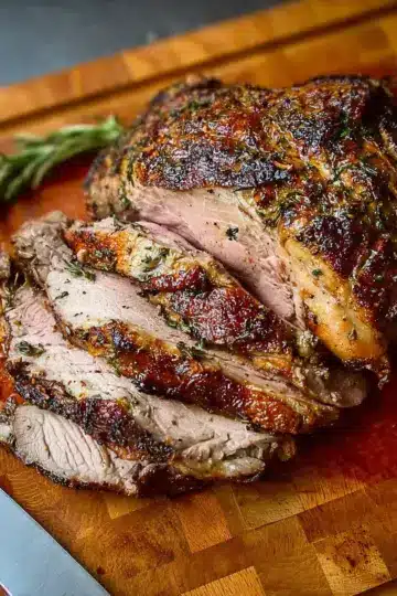 Slow-Roasted Boneless Leg of Lamb