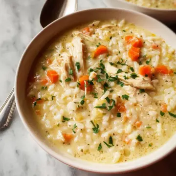 Creamy Chicken and Rice Soup