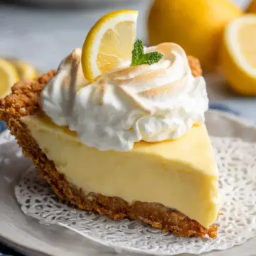 Lemon Sour Cream Pie