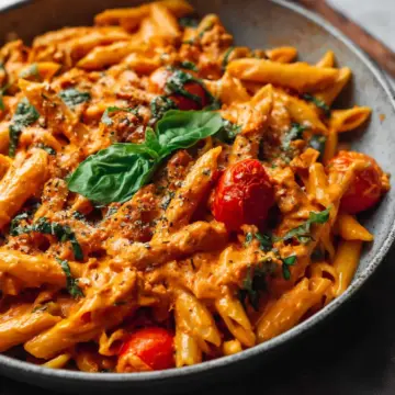 One Pan Creamy Tomato Pasta