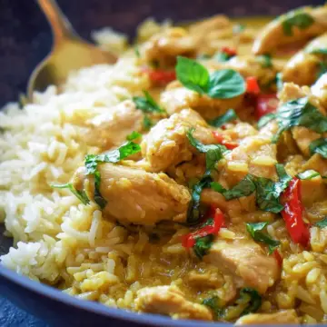 One-Pan Coconut Curry Chicken and Rice