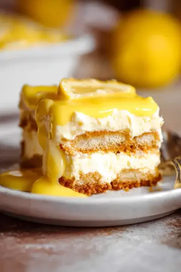 Lemon Tiramisu with Lemon Curd