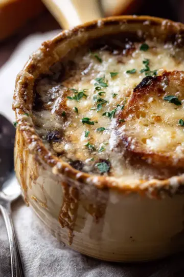 Creamy French Onion and Mushroom Soup