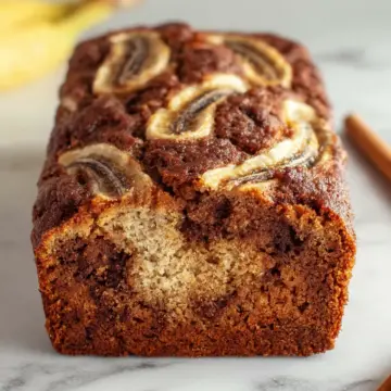 Cinnamon Swirled Banana Bread