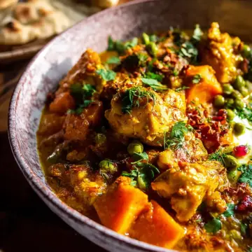 30 Minute Indian Chicken Sweet Potato Curry