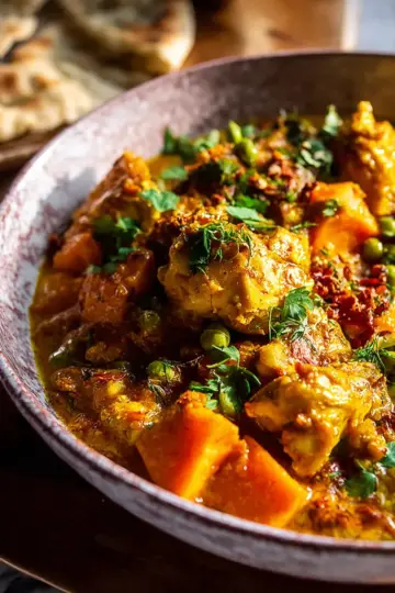 30 Minute Indian Chicken Sweet Potato Curry