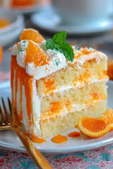 Orange Creamsicle Cake