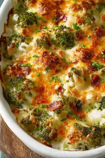 Broccoli Cauliflower Bake