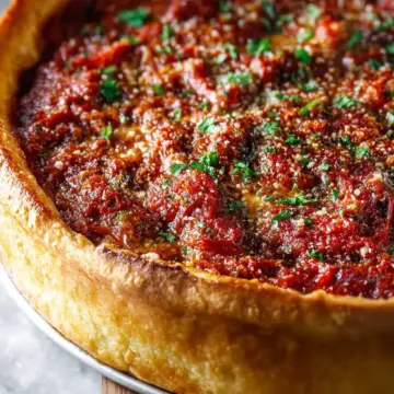 How To Make Chicago-Style Deep Dish Pizza