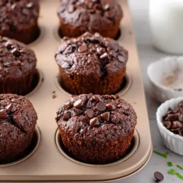 Chocolate Zucchini Muffins