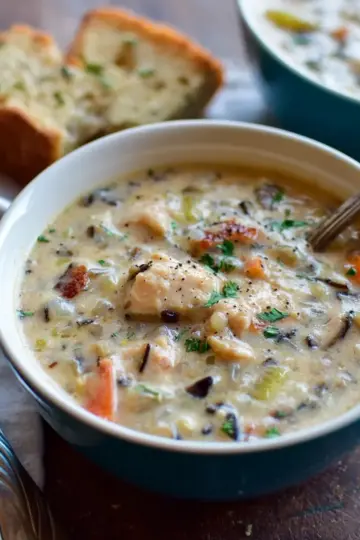 Creamy Chicken Wild Rice Soup
