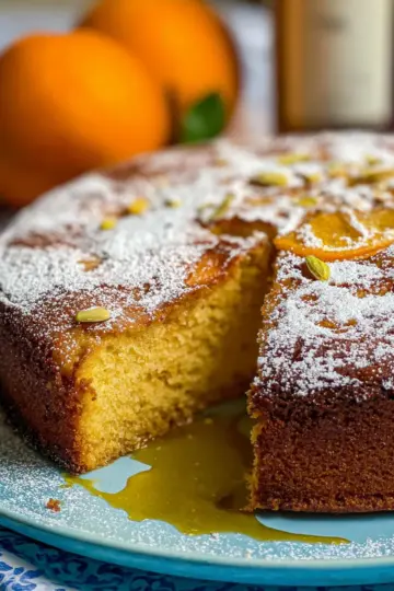 Orange Olive Oil Cake with Cardamom