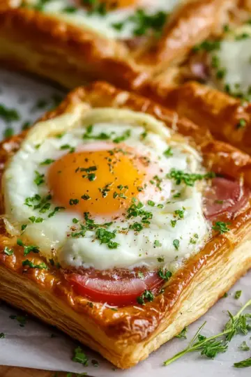 Puff Pastry Croque Madame