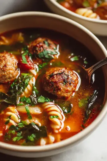 Italian Meatball Soup