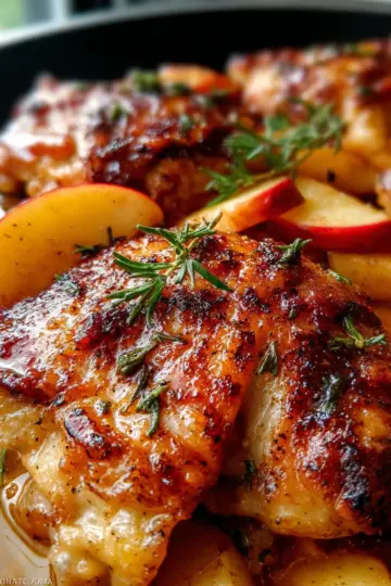 Skillet Apple Cider Chicken (Quick & Easy)